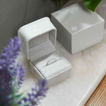 Womens | 14K Solid White Gold | Micro Pave Signet Ring | 0.17 CTW Diamonds