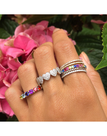 Rainbow Ring | 14kt Yellow Gold