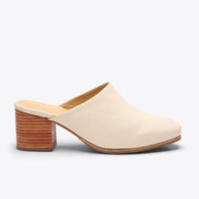Womens | All-Day Heeled Mule | Bone