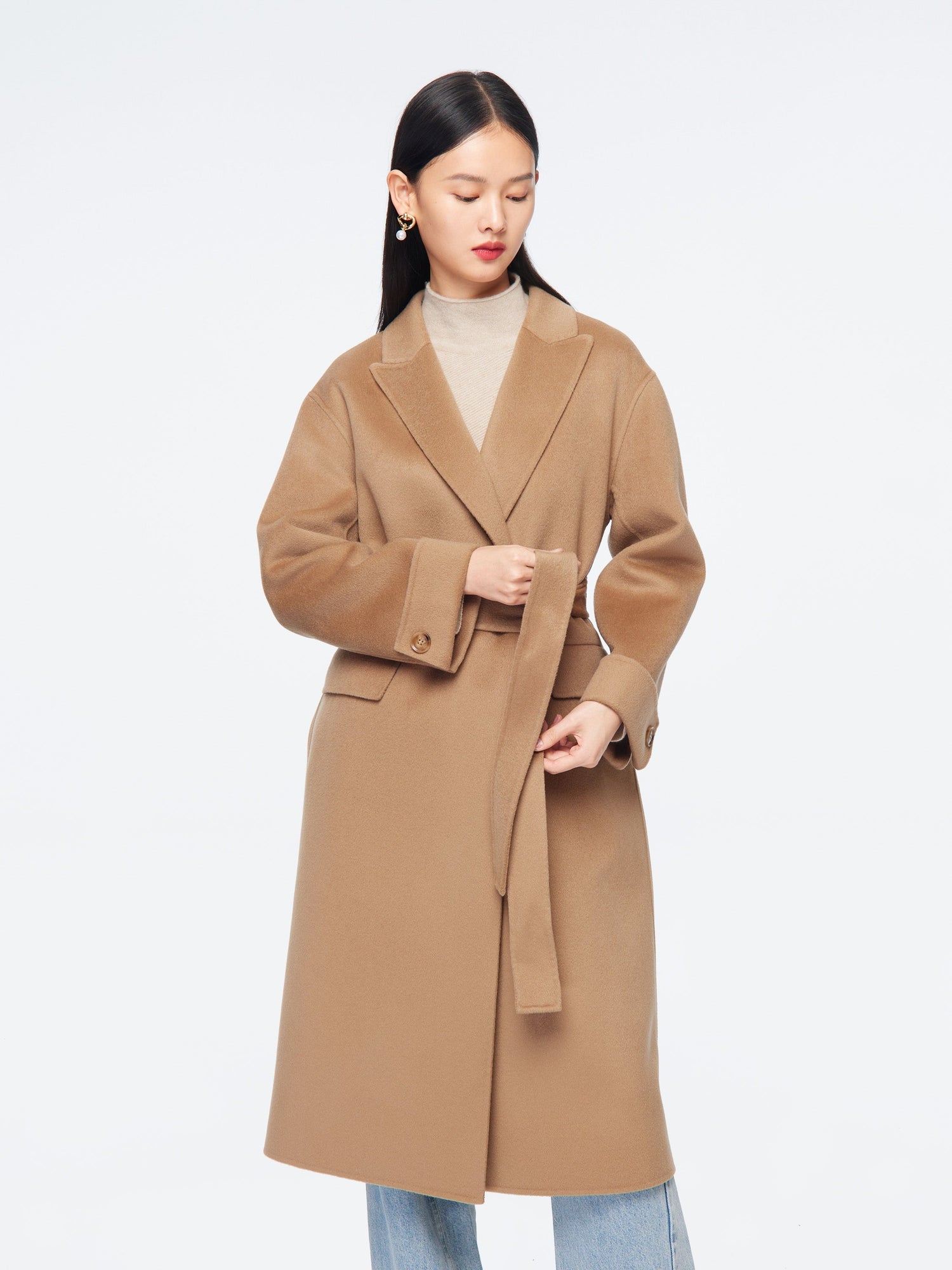High Quality Wool Coat | Camel