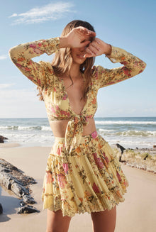Hemant & Nandita | Pria Crop Top | Yellow