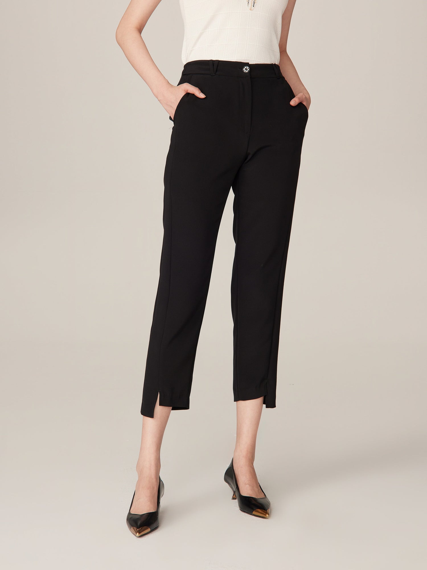 Classic Straight Leg Pant | Black