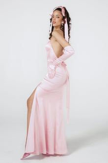 Angelique Bow Dress | Pink