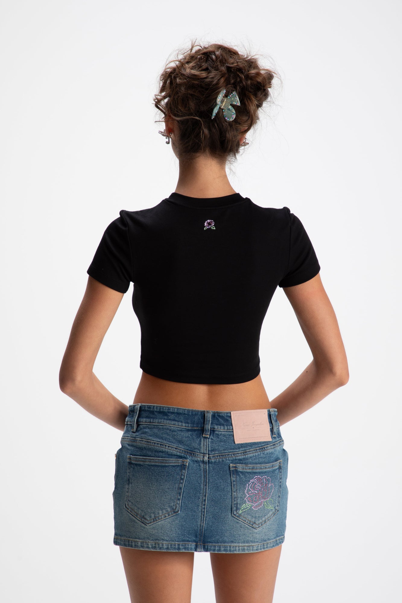 Elle Baby Tee | Black
