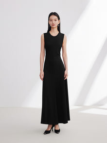 Sleeveless Maxi Dress | Black