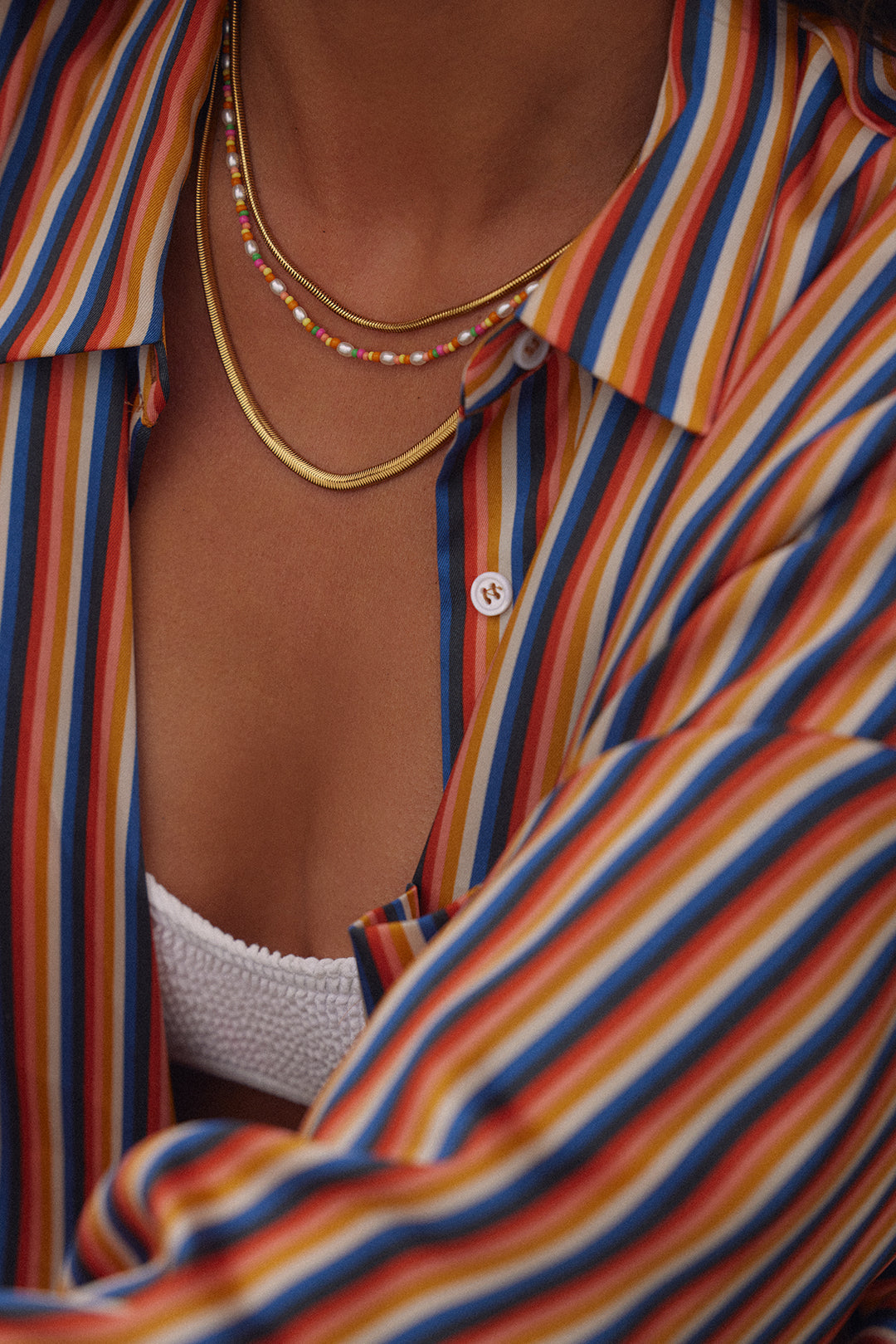 Lahaina Pearl Necklace  | Sivan Ayla x Luv AJ | Plated Gold