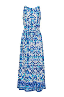 Colomba Dress | Damask Blue