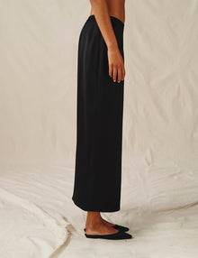 Womens | The Column Skirt | Black