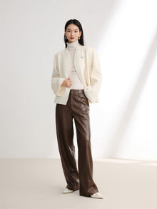 Selected Cashmere Coat | White