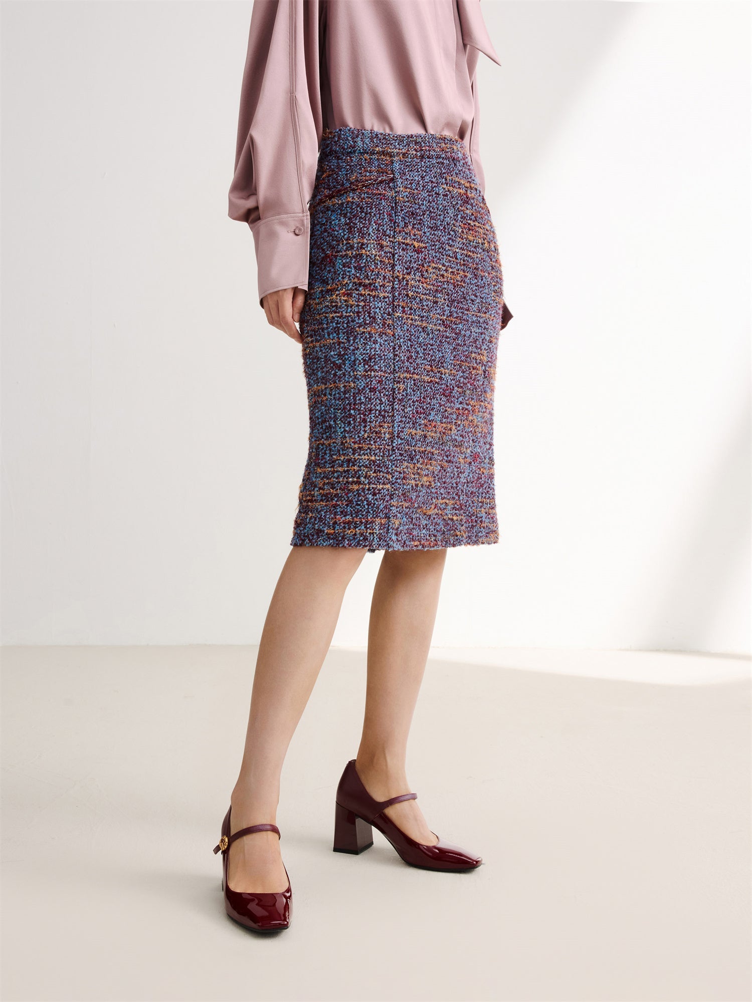 Midi Skirt | Blue