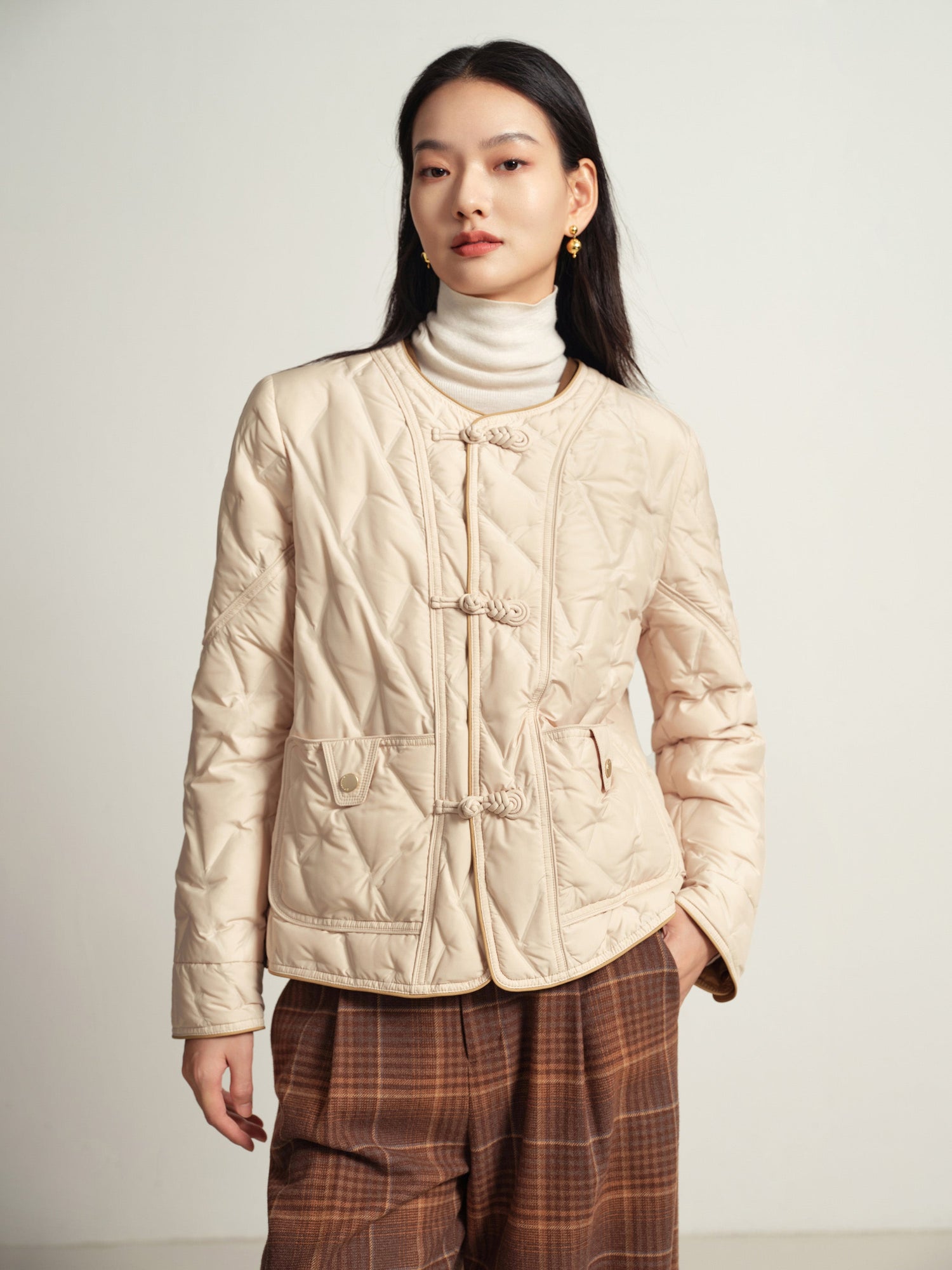Knit Cardigan | Beige