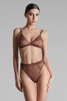 Triangle bra - Corps a Corps | Brown