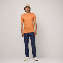 Men | Signature Crew Neck Tee | Orange Horizon