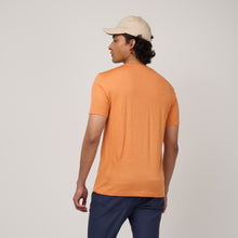 Men | Signature Crew Neck Tee | Orange Horizon