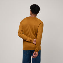 Men | Signature Long Sleeve Raglan Tee | Ochre