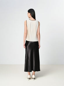 Pleated Vest | Beige