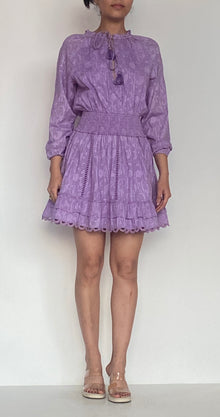 Hemant & Nandita | Mavi Short Dress | Lavender
