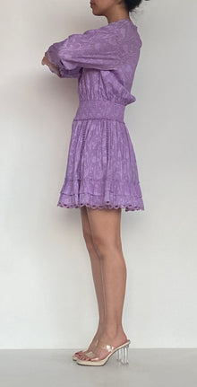 Hemant & Nandita | Mavi Short Dress | Lavender