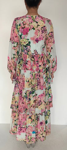 Hemant & Nandita | Tessa Viscose Crepe Dress | Purple
