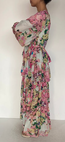 Hemant & Nandita | Tessa Viscose Crepe Dress | Purple