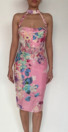 Hemant & Nandita | April Midi Dress | Pink