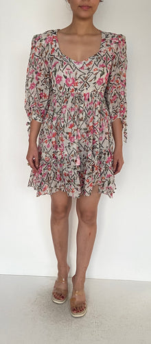 Hemant & Nandita | Hana Short Dress | Off-White