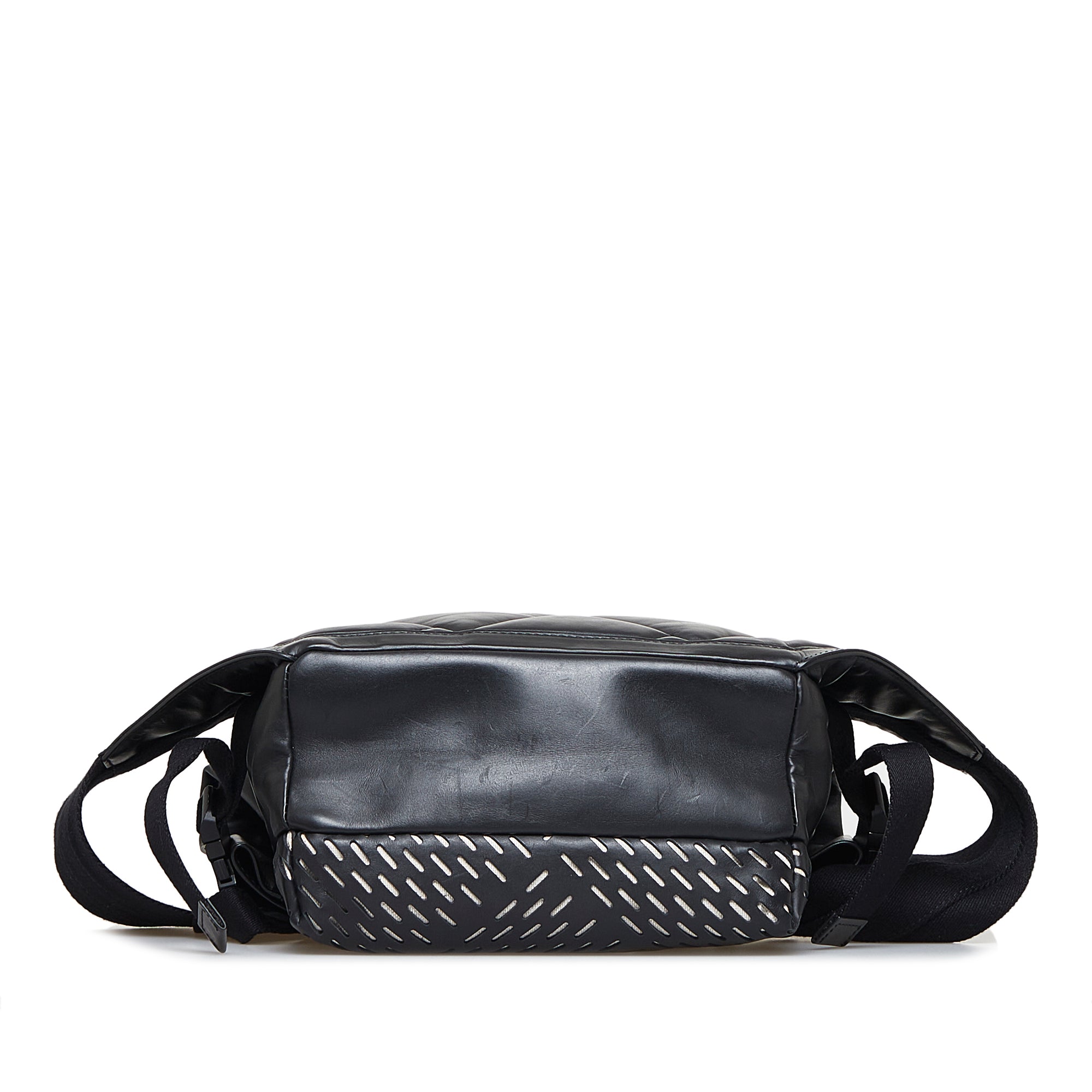 Bottega Veneta Pre-Owned Perforated Leather Belt Bag | Women | Black (V1)