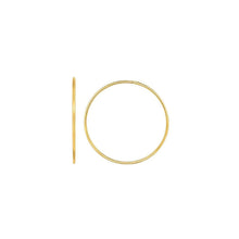 14k gold Endless Hoop Earrings
