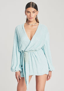 Gabrielle Sequin Robe | Icy Blue