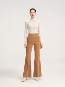 Straight Leg Pants | Cream