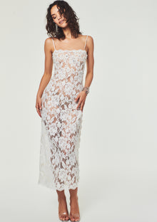 Hemant & Nandita | Reet Midi Dress | White
