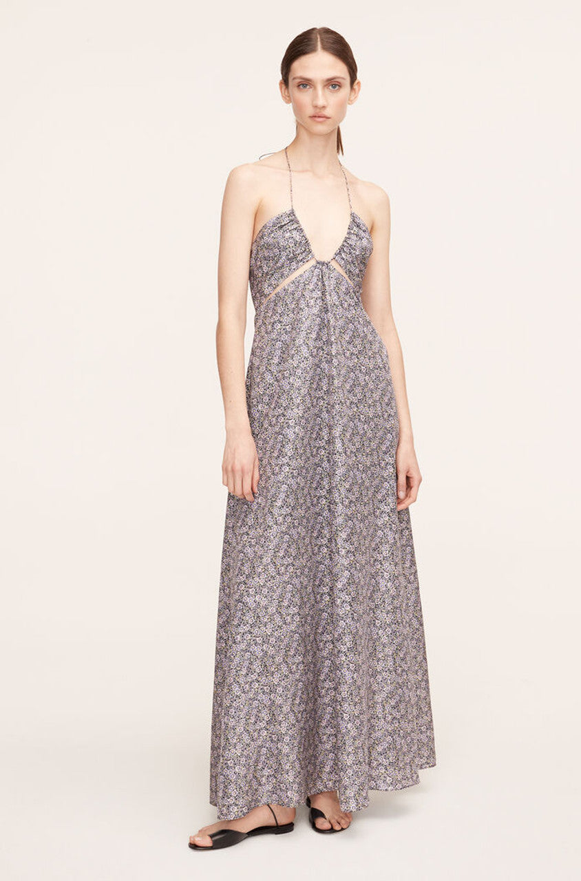 Violet Fleur Silk Halter Dress | Violet Fleur Morning Glory Combo