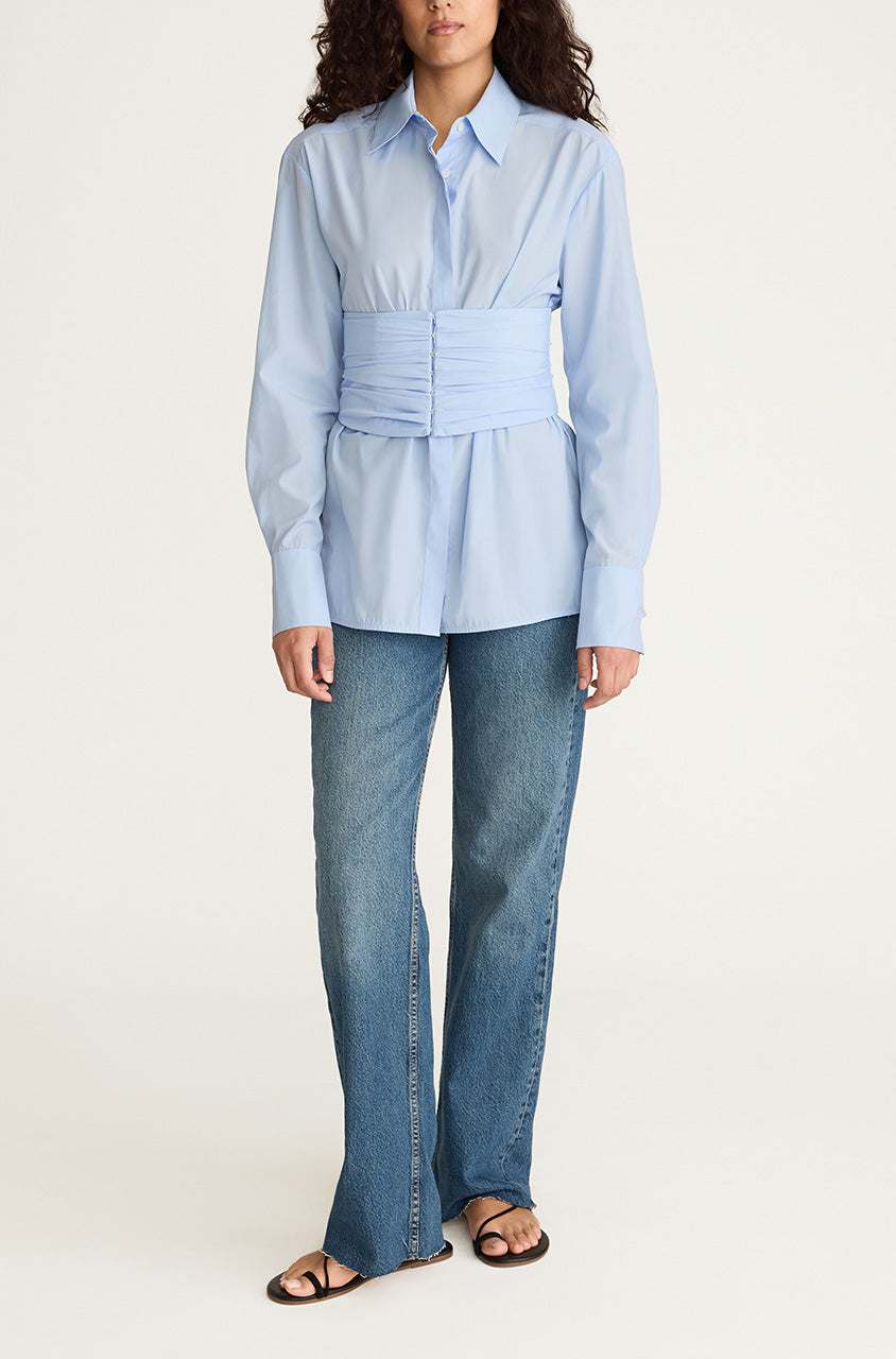 Corseted Button Down | Oxford