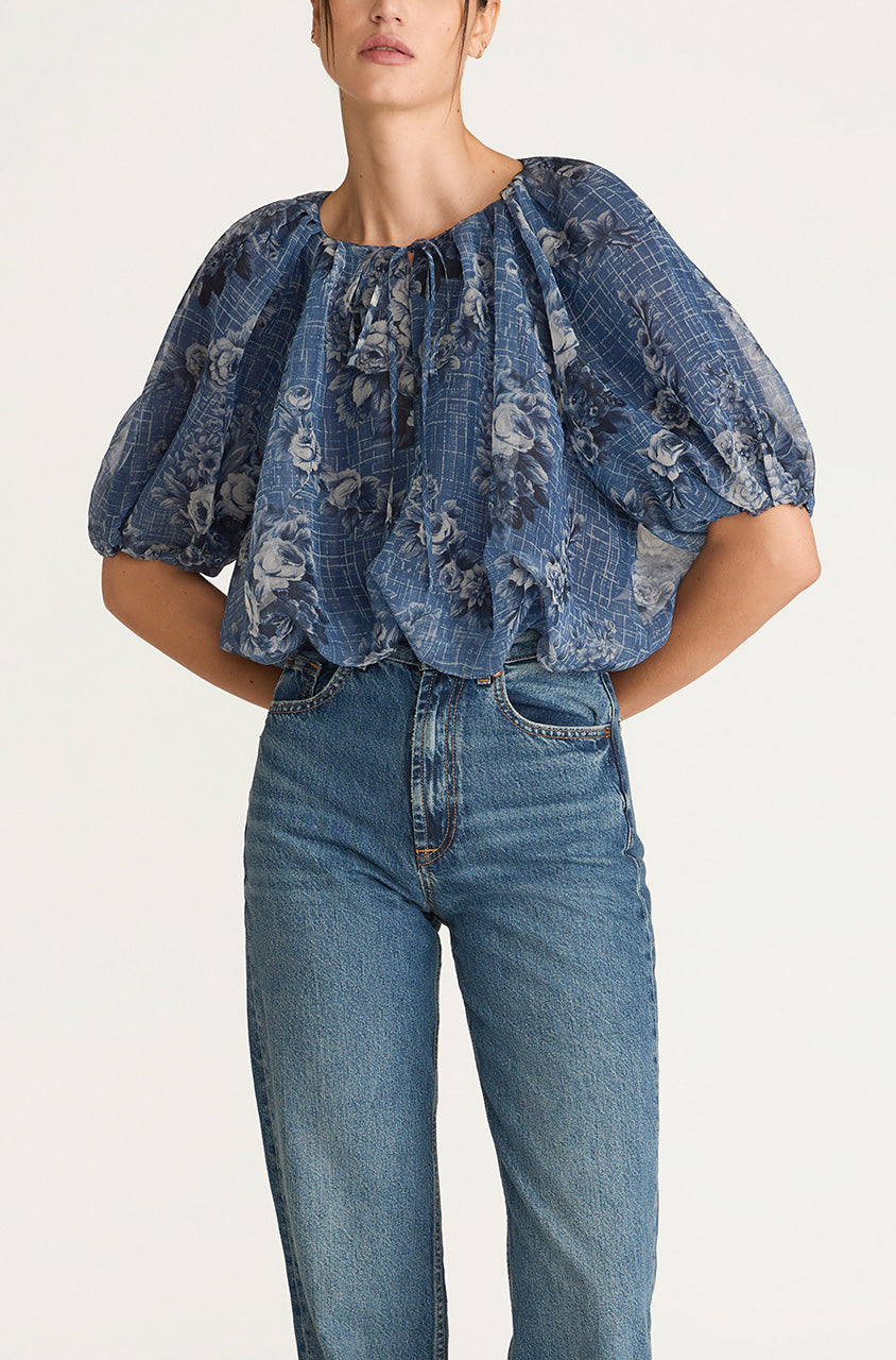 Emblem Fleur Bubble Top | Dusk Combo