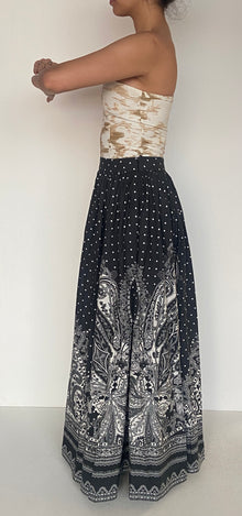 Hemant & Nandita | Viri Long Skirt | Black