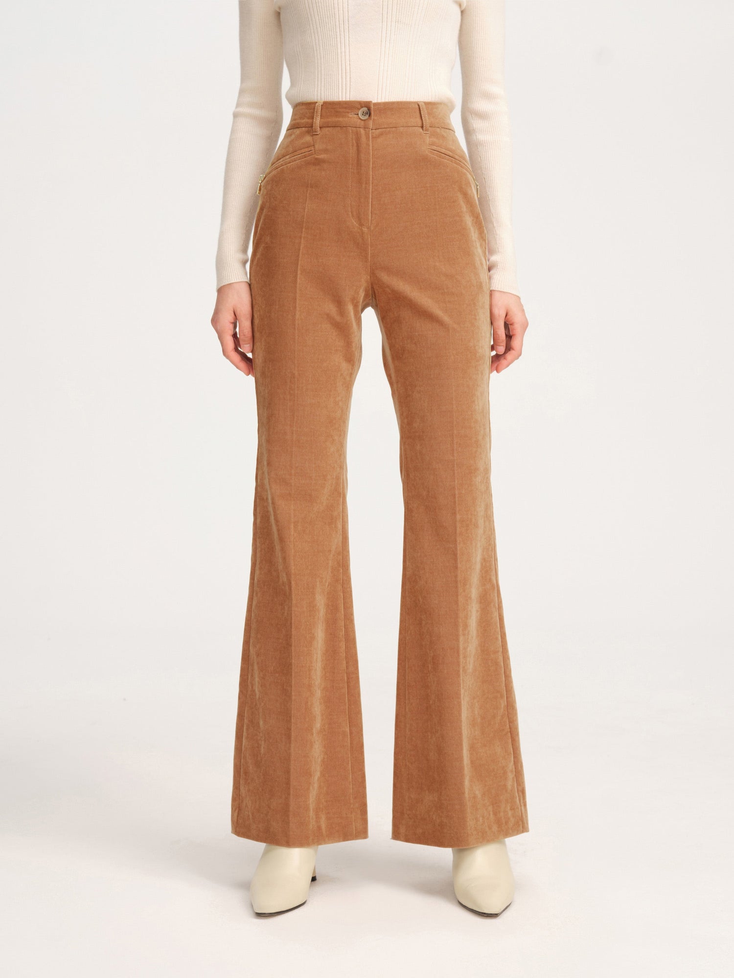 Wide Leg Pants | Camel