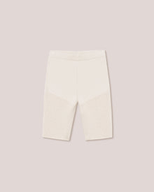 Womens | Paola Textured Cotton-Crochet Shorts | Creme