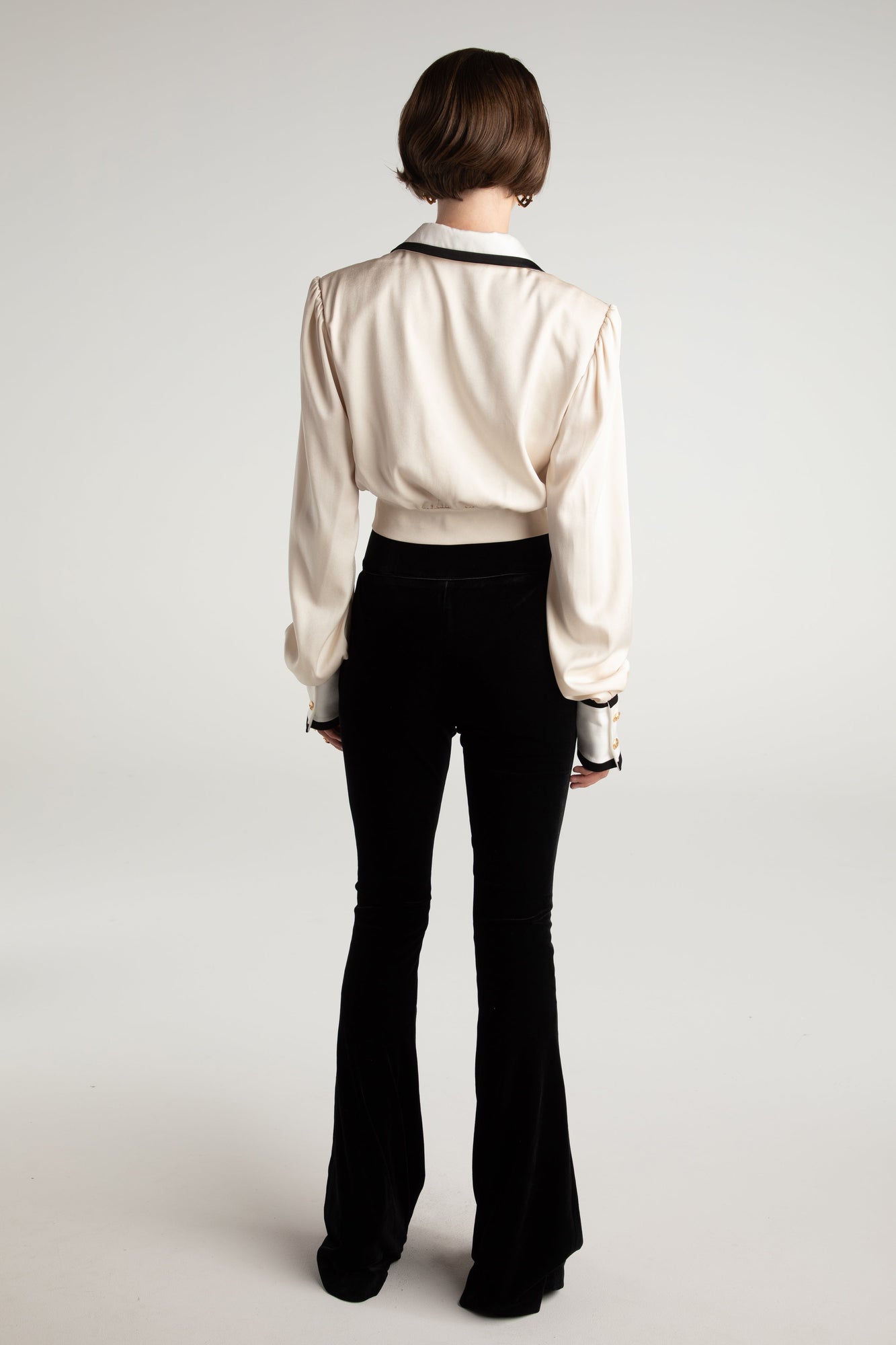 Lori Satin Top | Cream