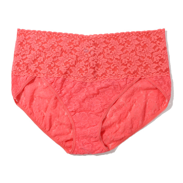 Plus Size Retro V-Kini | Courageous Coral