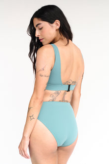 Mare High Waist Bikini Bottom | Seafoam