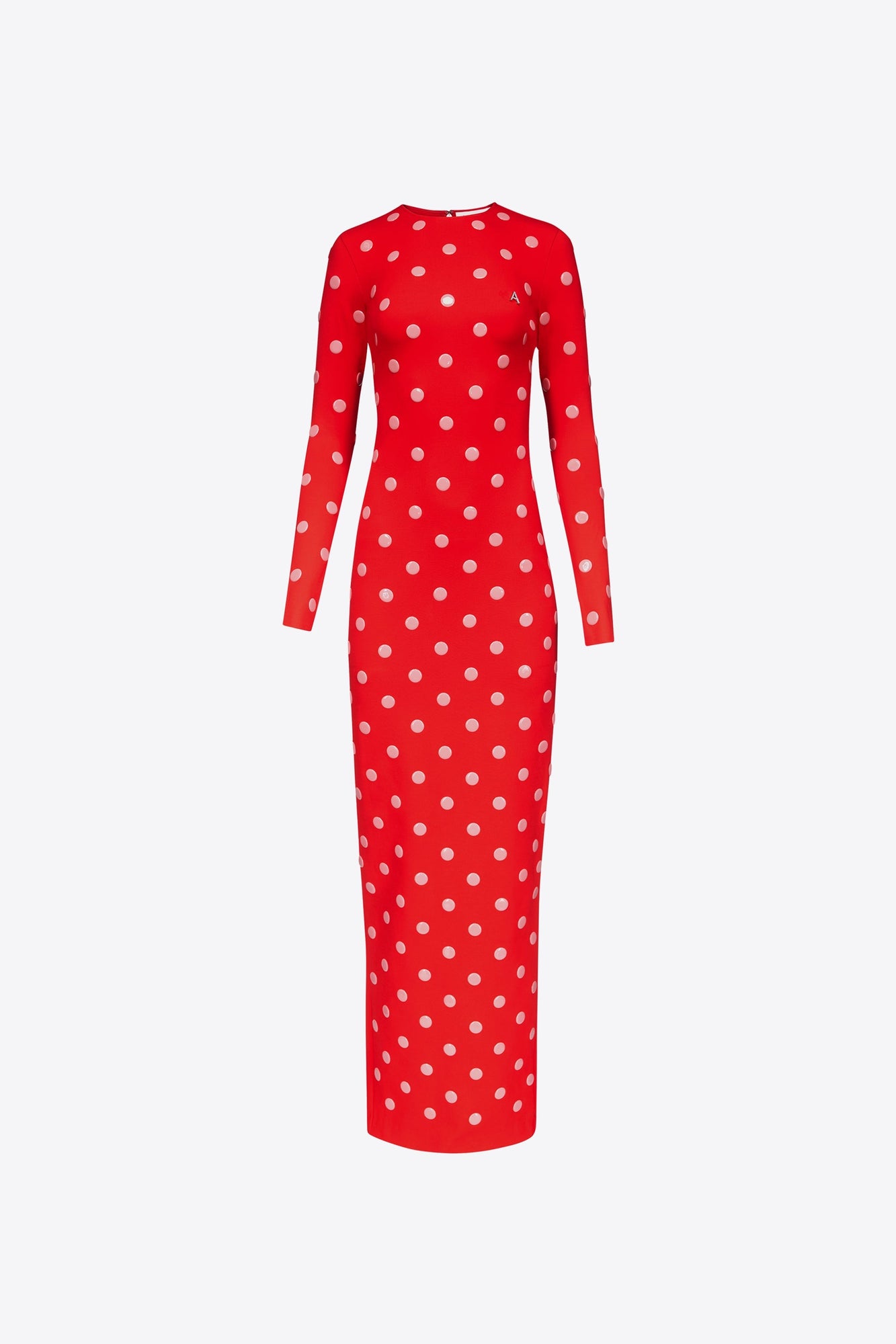 Polka Dot Long Sleeve Gown | Scarlet