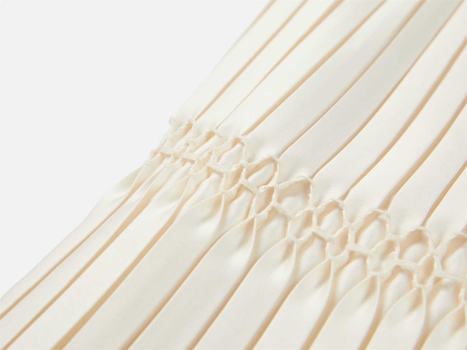 Pleated Dress | Beige