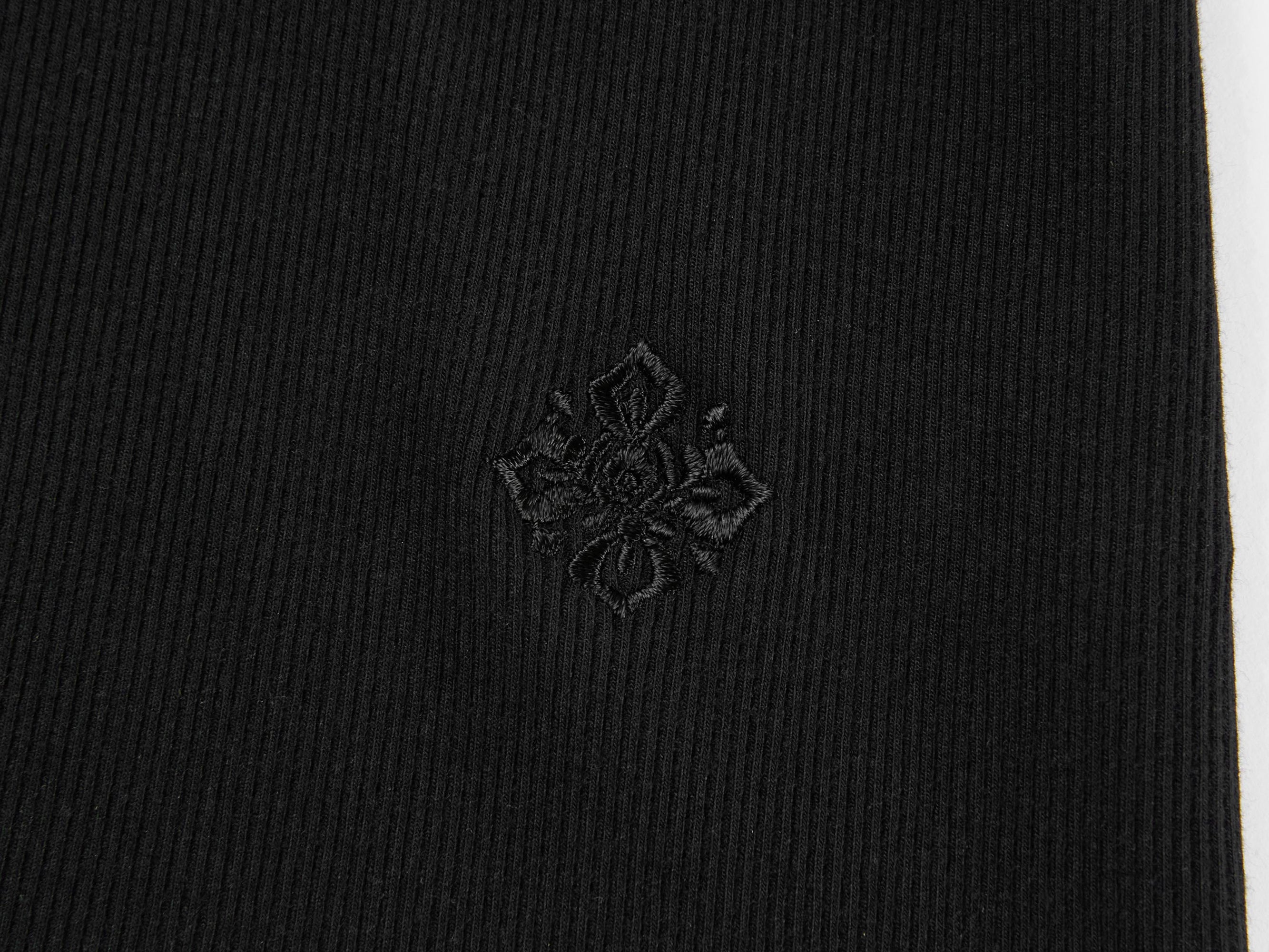 Cotton U Short-Sleeve Tee | Black