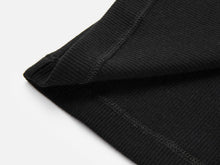 Cotton U Short-Sleeve Tee | Black