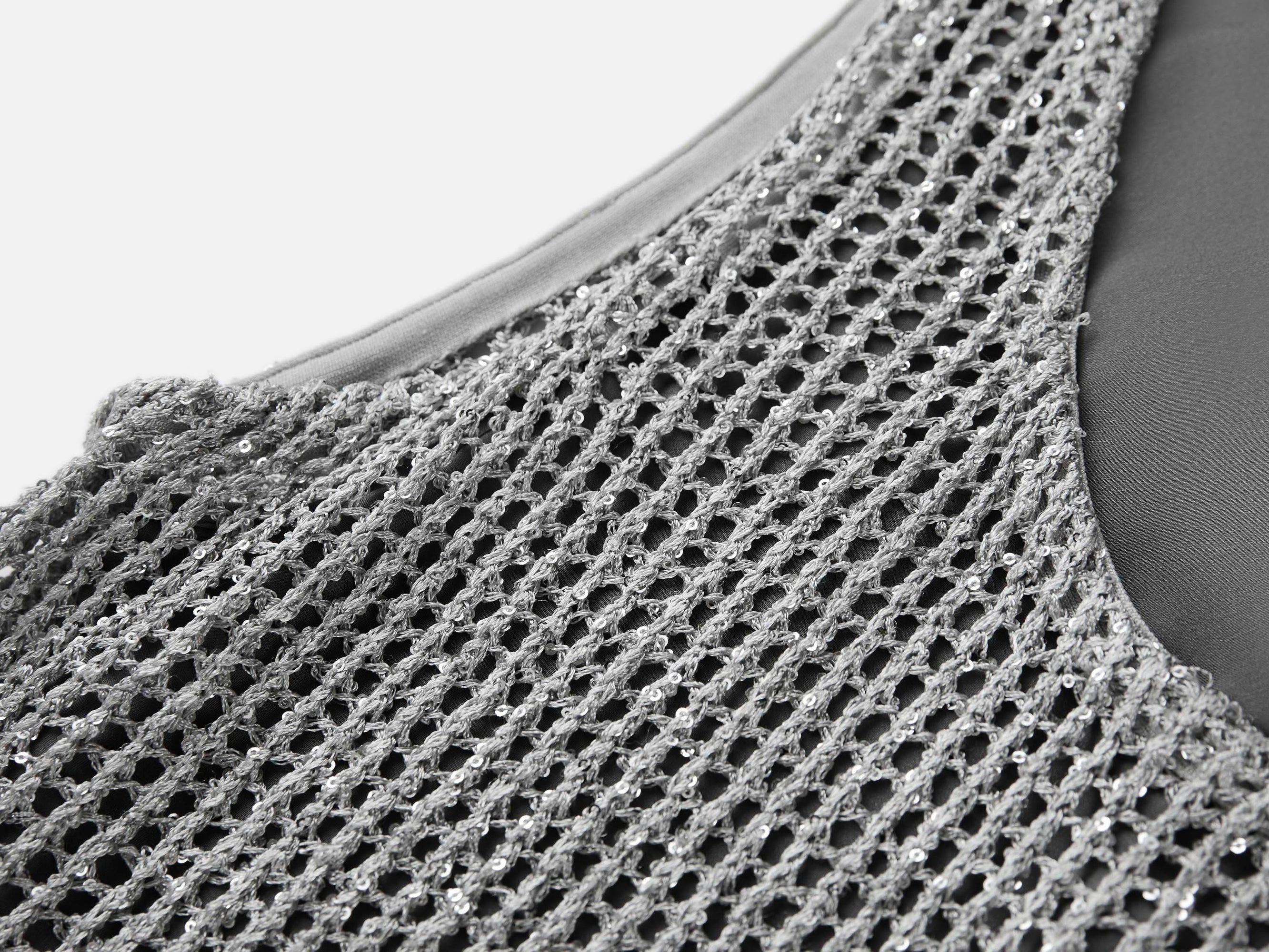 Silk Dress | Grey