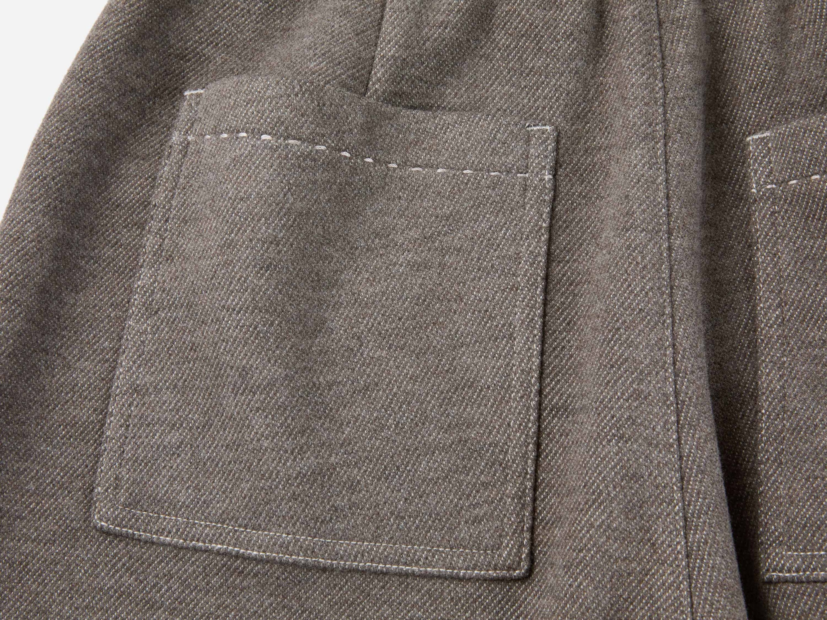 Wool Jeans | Green