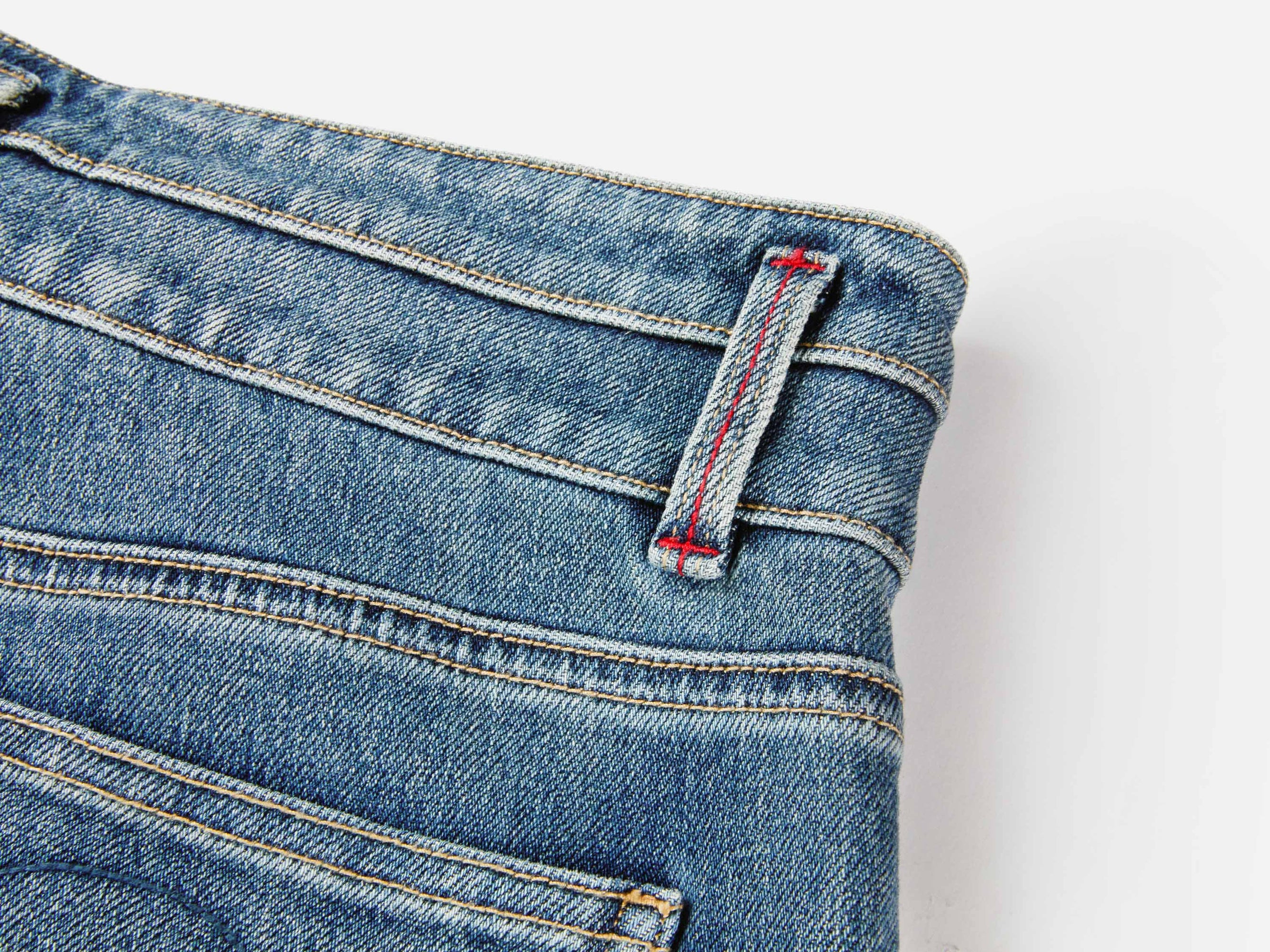Cotton Blended Stretch Flare Pants | Blue