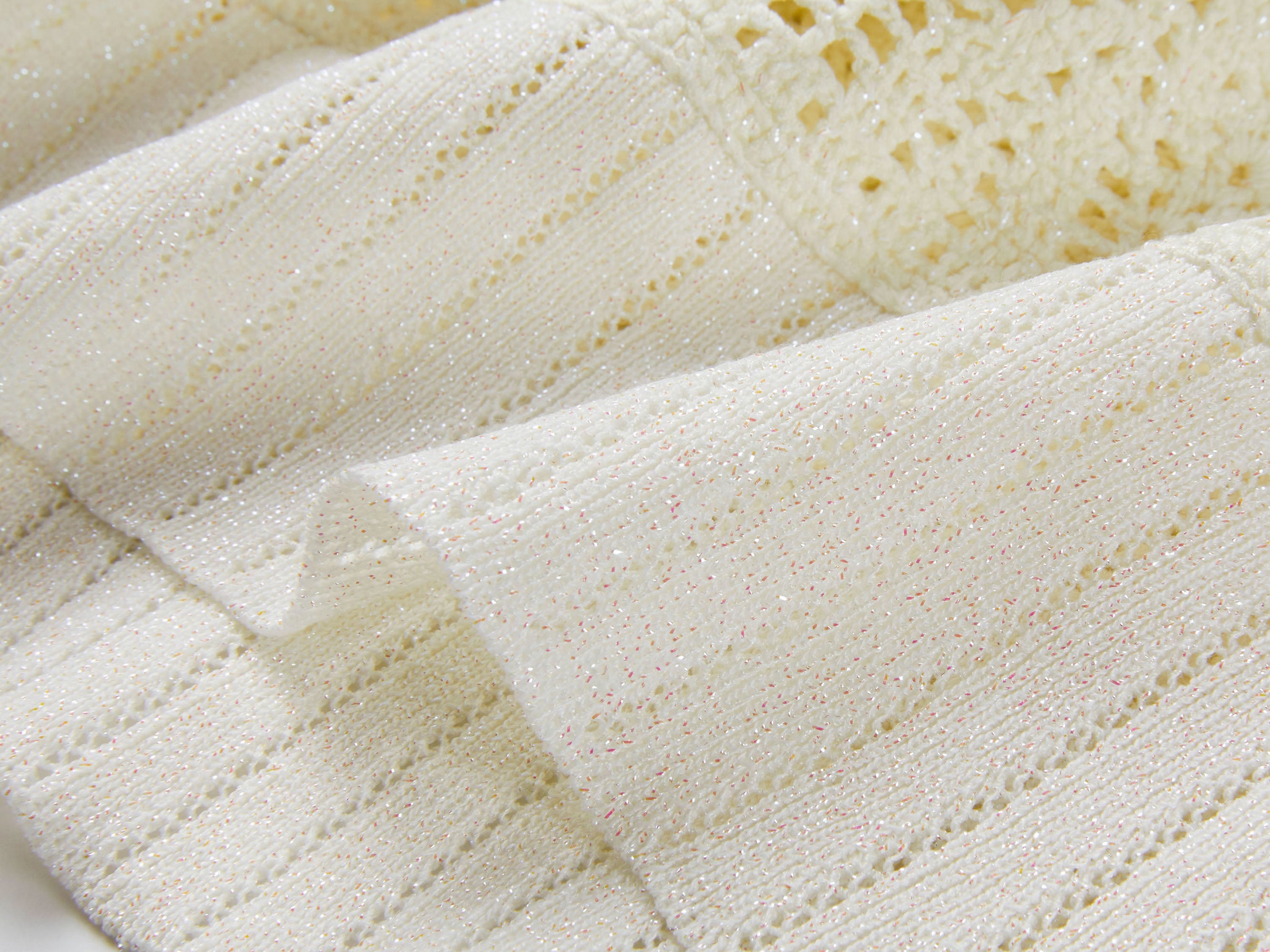 Textured Knit Top | White