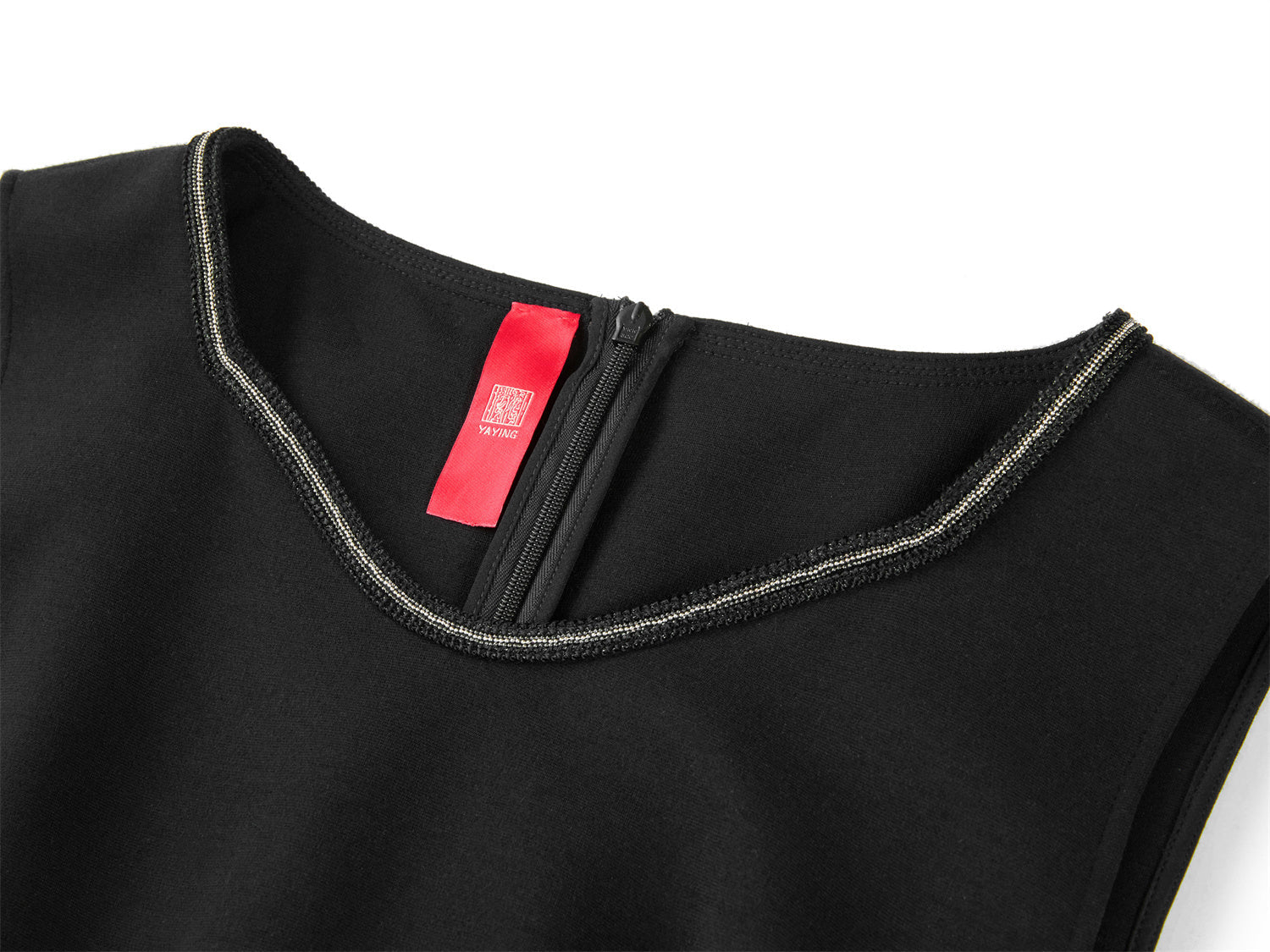 Elegant V-Neck Dress | Black