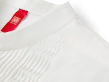 Silk-Cotton Sleeveless Shirt | White